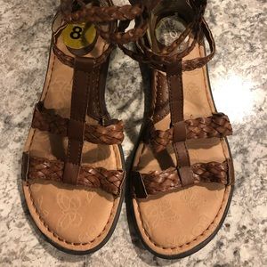 BOC strappy leather gladiator sandal